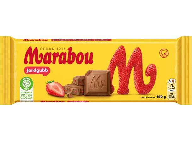 Marabou Jordgubb 160g 1x15 