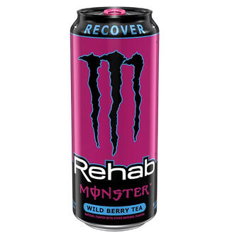 Monster Rehab Wild Berry 15.5 OZ 1x24