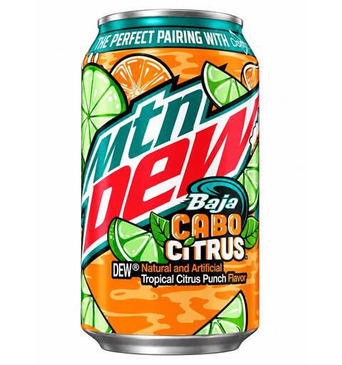 Mountain Dew Baja Cabo Citrus 1X12 355 ml
