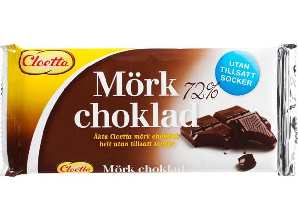 Mörk Choklad Sockerfri 100g 1x28 