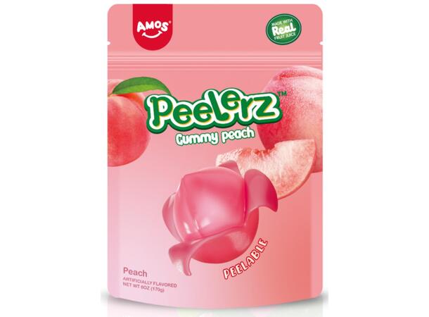 Peelerz Gummy Peach 170g 1x12 