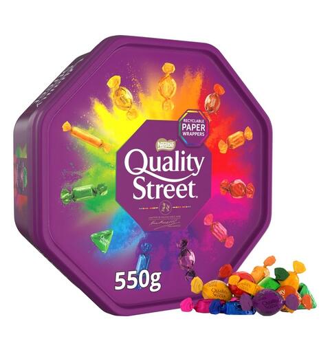 Quality Street Chocolate box 550g 1x1