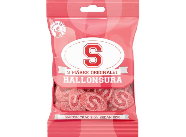 S-Märke Hallonsura 80g 1x18 