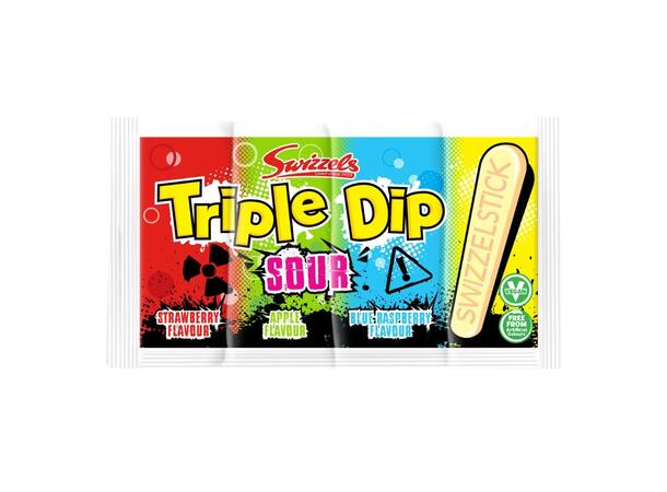 SWIZZELS TRIPLE DIP SOUR (V) 1x36 23 g 