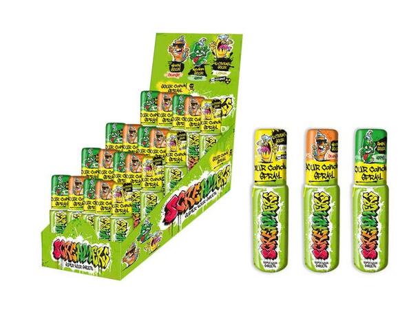 Screamers Sour Candy Spray 30ml 1x24 