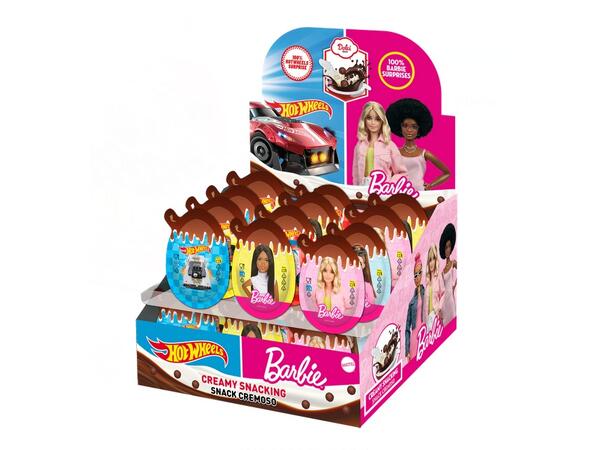 Spoon Egg with surprise Barbie & Hot Wheels 17,5g 1x24 