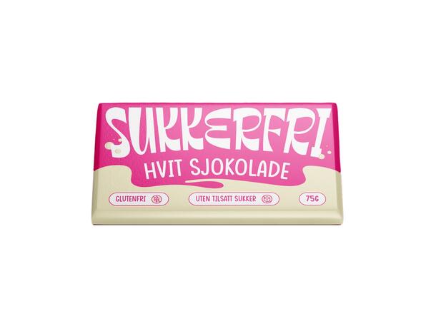 Sukkerfri HVIT SJOKOLADE 75g 1x24 