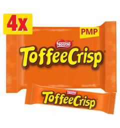 Toffee Crisp Bar 4 Pack Multipack 124g 1x14