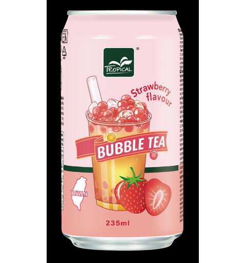 Tropical Bubble Tea Strawberry 235ml 1x24