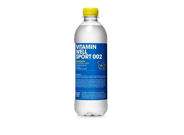 Vitamin Well Sport 002 Sockerfri 50cl 1x12 
