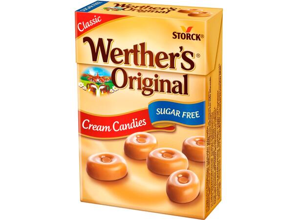 Werthers Cream Candies Sockerfri 42g 1x12 