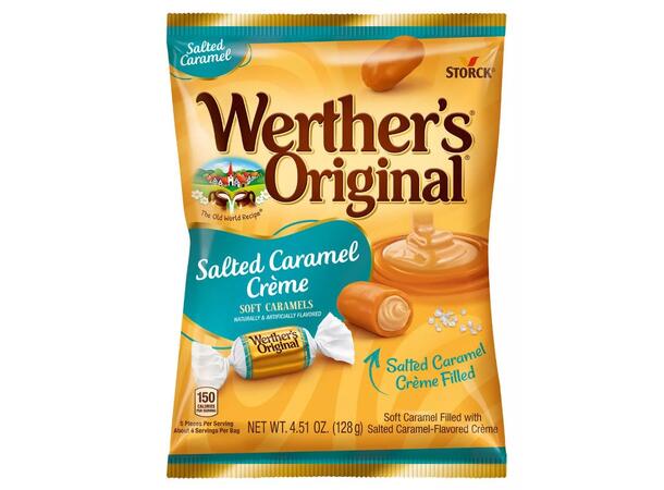 Werthers Salted Caramel 125g 1x15 