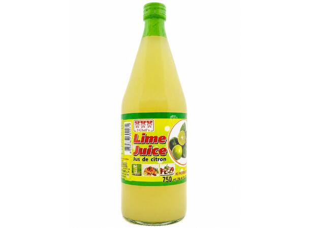 3 Chef's Lime juice 12x750ml 