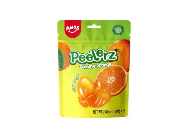 Amos Peelerz Gummy Orange 65g 1x24 