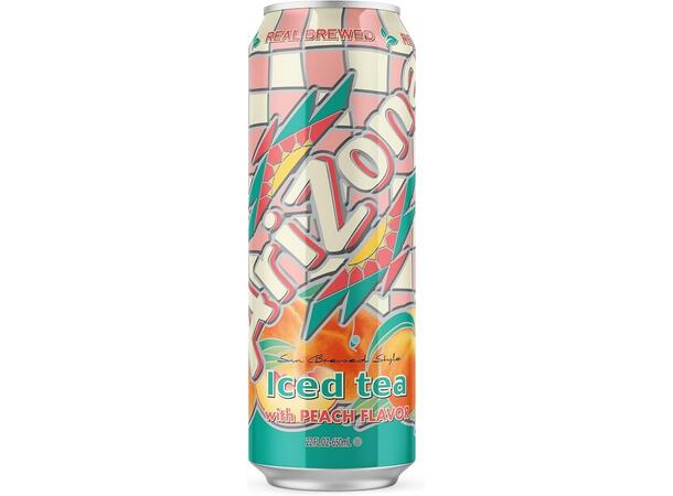 Arizona Iced Tea with Peach Flavor - 24 cans / 22 oz 