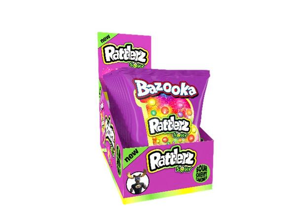 Bazooka Rattlers Sour 120g 1x12 