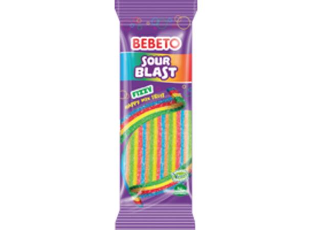 Bebeto Sour Blast Fruit 180g 1x24 