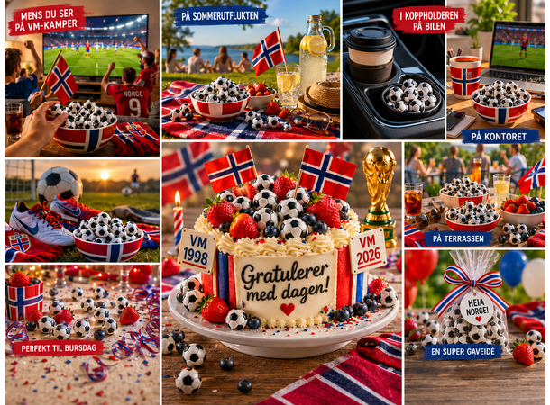 Black & White Chocolate Footballs 3kg 