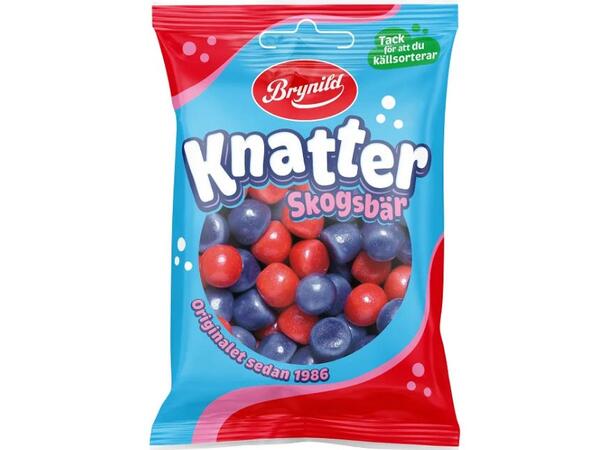 Brynild Knatter Skogsbär 80g 1x15 