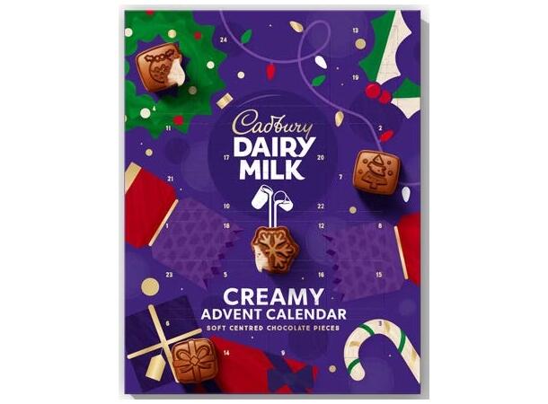 CADBURY DAIRY MILK CREAMY ADVENT CALENDAR 170G 1x11 