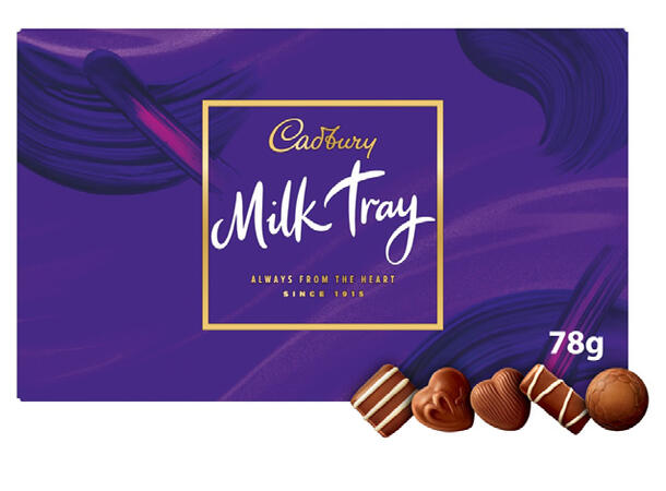 CADBURY MILK TRAY 78G 1x22 