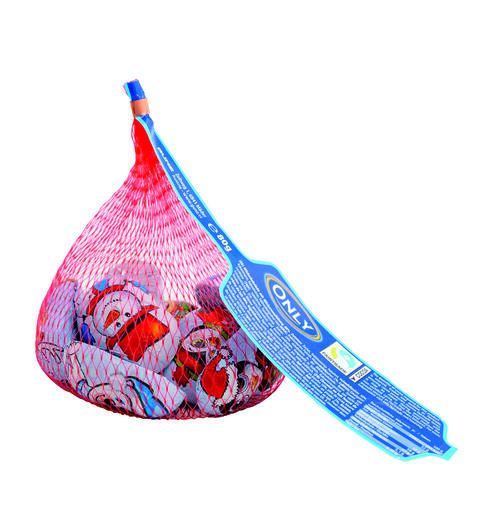 Christmas figures milk chocolate with milk cream filling 80g 1x24