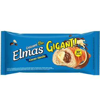 Croissant Elmas Gigant CocoaVanilla Dato 160g 1X12 OBS: 19.07.26