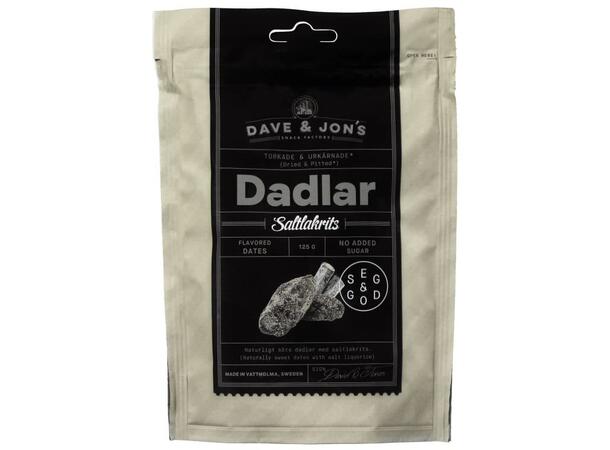 Dave & Jon's Saltlakrits 125g 1x16 
