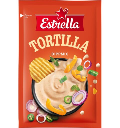 Estrella Dipp Tortilla 28g 1x18