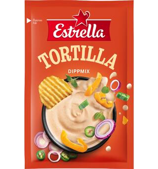 Estrella Dipp Tortilla 28g 1x18