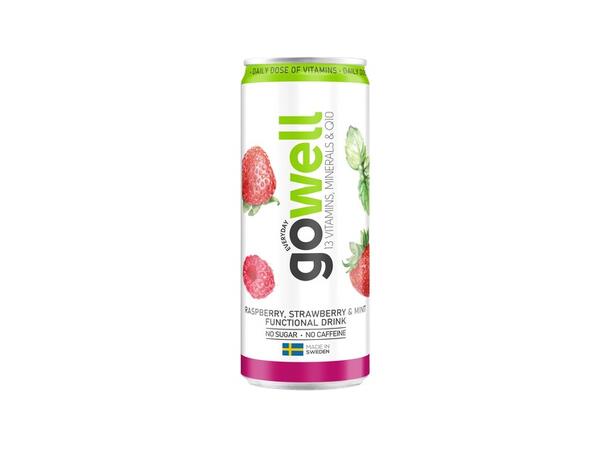 Gowell Jordgubb Hallon 33cl 1x24 