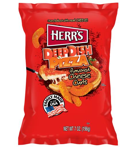 Herr&#39;s Deep dish pizza cheese curls 1x12 170 G