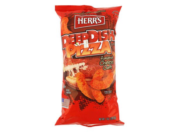 Herr's Deep Dish Pizza Cheese Curls 170g 1x12 