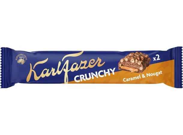 Karl Fazer Crunchy Caramel & Nougat 55g 1x20 