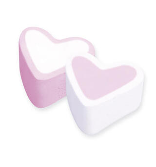 Marshmallows Hearts 1kg - 108 kr/kg