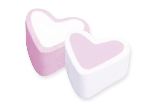 Marshmallows Hearts 1kg - 108 kr/kg 