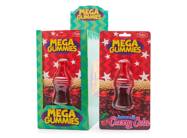 Mega Gummies - American Cherry Cola 120g 1x11 