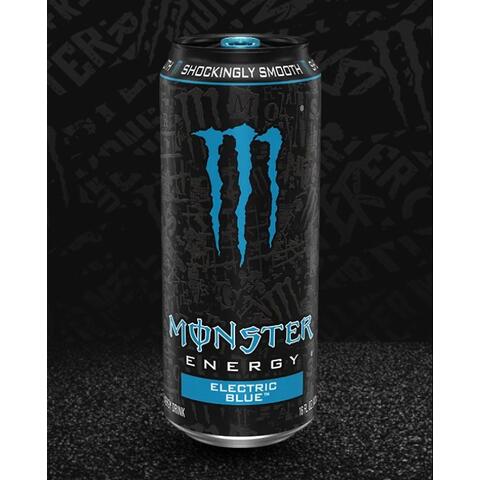 Monster Black Label Electric Blue 1X24 473ML