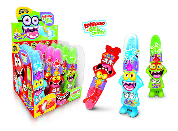 Mr Squeeze Pop Lollipop & Gel Candy 1x12 Johny Bee 