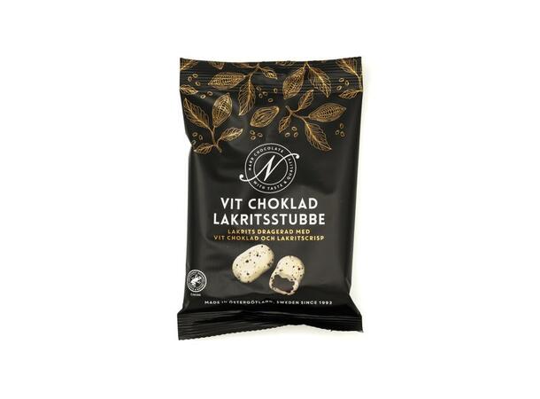 Narr Vit Choklad Lakritsstubbe 100g 1x12 