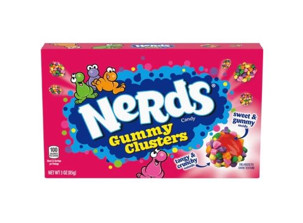 Nerds Gummy Clusters Rainbow Box 85g Theater Box 1x12 3oz 