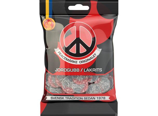 Peacemärke Jordgubb/Lakrits 80g 1x18 