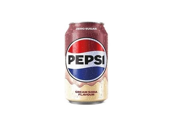 Pepsi Cream Soda Zero Sugar Can 330ml 1x24 