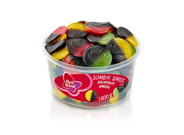Red Band Zombie Smiley 1,2kg - 111 kr/kg 