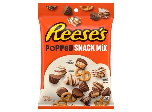 Reese's Popped Snack Mix Bag 113g 1x12 