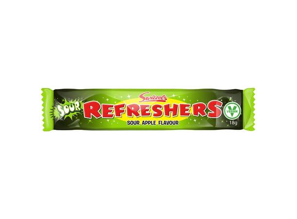 Swizzels Refreshers Sour Apple Chew Bar 18g 1x60 