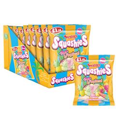 Swizzels Squashies Tropical Flavour Gums 100g 1x12