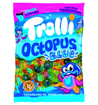 Trolli Octopus Blue 1x12 100g