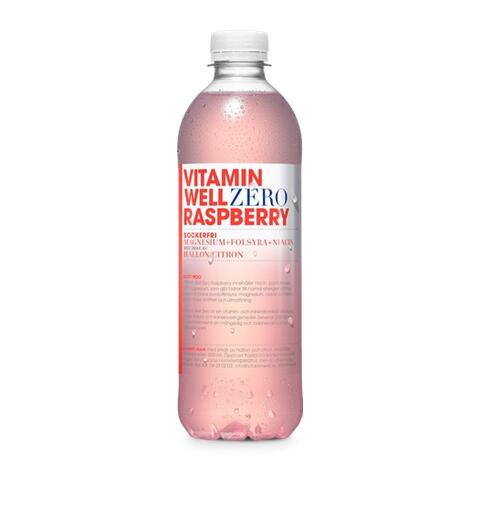 Vitamin Well Zero Raspberry 50cl 1x12