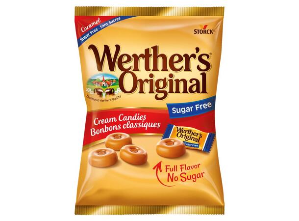 Werthers Cream Candies Bonbons Sockerfri 70g 1x12 